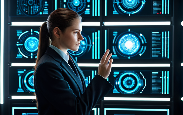 A focused female cybersecurity professional, in a modest dark business suit, fully clothed, working intently in a futuristic quantum research laboratory. The lab features sleek, minimalist design, with abstract glowing holographic displays showcasing complex quantum data and encrypted circuits. The lighting is soft and ambient, highlighting a sense of innovation and security.
safe for work, appropriate content, fully clothed, professional, perfect anatomy, correct proportions, natural pose, well-formed hands, proper finger count, natural body proportions, high-resolution, professional studio photography, cinematic lighting.