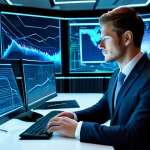 A professional cybersecurity expert in a modest business suit, sitting at a sleek, futuristic desk in a secure, modern data center. Holographic displays of abstract, glowing data streams and network connections surround them, illustrating complex digital information. The lighting is calm and professional, emphasizing focus and innovation. Perfect anatomy, correct proportions, natural pose, well-formed hands, proper finger count, natural body proportions, professional photography, high resolution, fully clothed, appropriate attire, professional dress, safe for work, appropriate content, family-friendly.